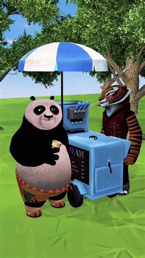 Po Vs tigress Funny moments 😂 #Kungfupanda #po #tigress