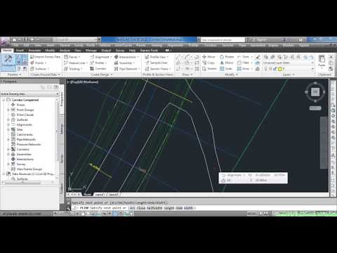 Civil 3D Create a sample line from polyline