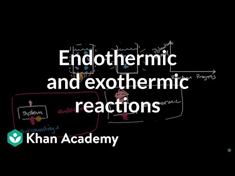 Endothermic and exothermic reactions | Chemistry | Khan Academy