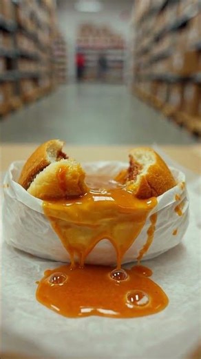 Security Guard Rushed Lunch Break → Satisfying Sauce Drip ASMR 🍔🥤 #shortvideo #foodasmr