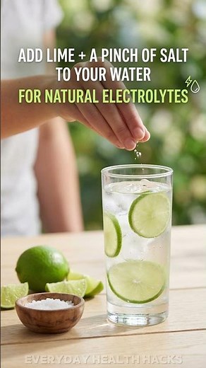 Do you drink lemon or lime water regularly?