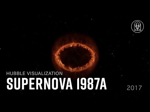 Blast Wave from a Stellar Explosion: Simulation of Supernova 1987A