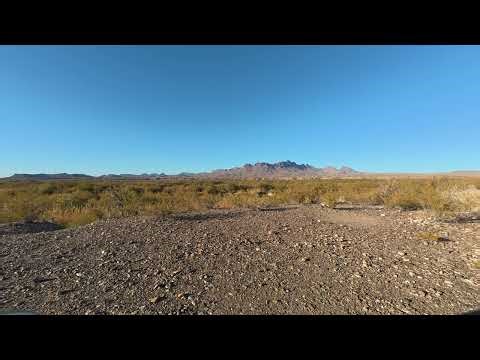 Big Bend National Park - Time Lapse of Mule Ears looking across Mexico