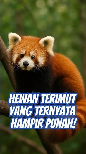 Panda Merah: Imut, Misterius, dan Hampir Hilang dari Dunia! #pandamerah #faktahewan #hewanlangka