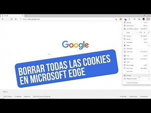 BORRAR COOKIES en Microsoft Edge [Tutorial]