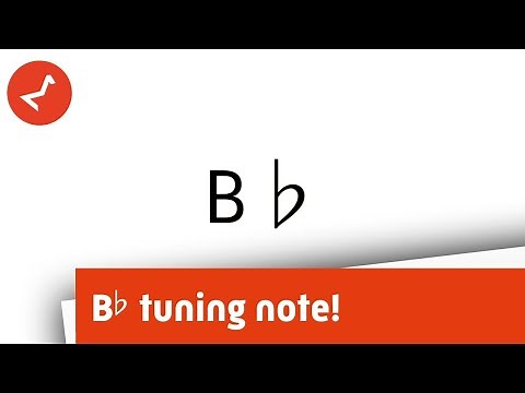B Flat (B♭) Tuning Note/Tone - Trombone, Trumpet, Band Instruments Bb note, Bb reference note B flat