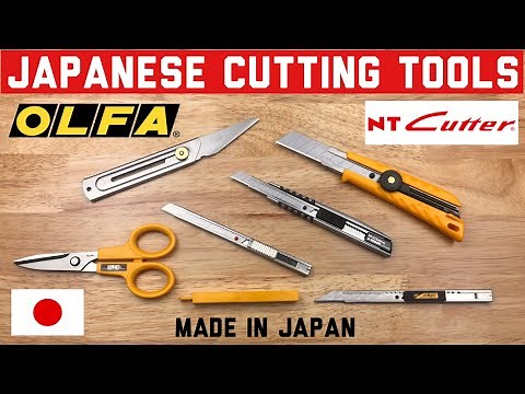 Japanese Cutting Tools 🇯🇵 OLFA • NT Cutter