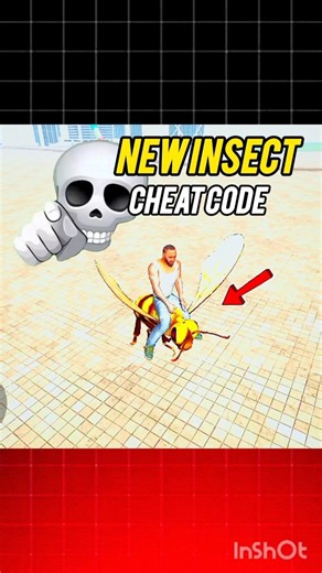 Bee insect cheat code 🤯 Indian bike driving 3D #cheatcode #indianbikedriving3d #shorts