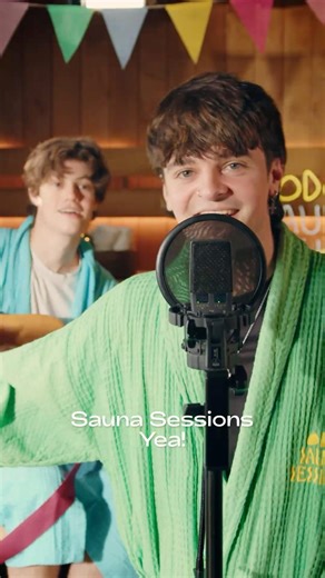 Make up a theme tune on the spot 👀 #saunasessions