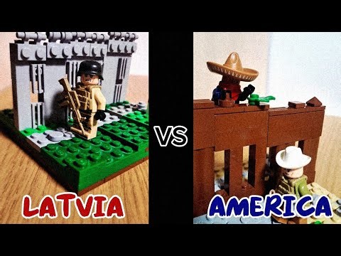 LEGO BORDER WALL MOC | Latvia and Mexico