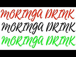 MORINGA DRINK RECIPE