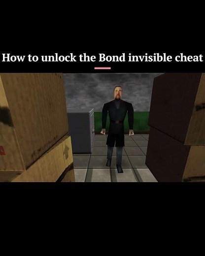 How to Unlock the Bond Invisible Cheat | Archives 00 Agent #goldeneye007