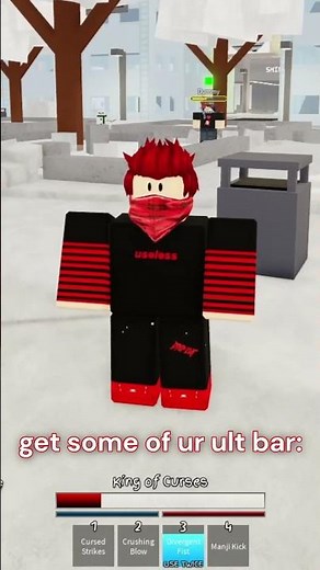 How to do Itadori's SECRET TRASH CAN PUNCH MOVE in Jujutsu shenanigans!!! (jjs) #roblox #jjs