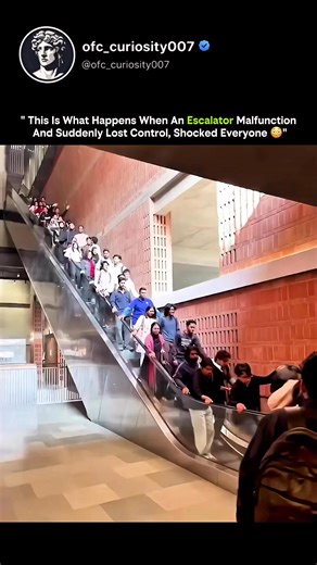 Knowledge Is Power | This is what happens when an escalator malfunctions and suddenly loses control 😳⚠️ What looks like a normal ride can turn dangerous in... | Instagram