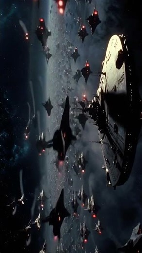 Spaceship aircraft carrier #tiki fight in space