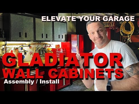 Easy Gladiator Wall Cabinet Installation for Your Garage | Step-by-Step Guide