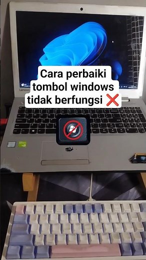 cara perbaiki tombol windows yang tidak berfungsi | unlock windows keys #keyboard #windows