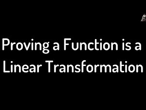 Proving a Function is a Linear Transformation F(x,y) = (2x + y, x - y)