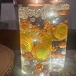 200 PCS Pink White Vase Fillers, Pearls Bead for Centerpieces Vases, 10/14/20 MM No Hole Beads, Fake Pearls for Wedding Birthday Anniversary Theme Party Table Centerpieces Decor