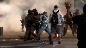 From 2020: Navy veteran struck by officers during protest in Portland