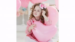 2Pcs Birthday Hair Bow for Baby Girls 2 3 4 5 6 7 Years Sprinkle Decorations Confetti Ice Cream Party Pink Pigtail Hair Accessories for Six 6th Birthday