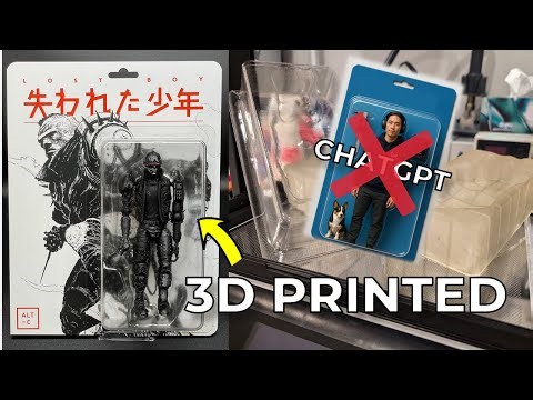 VACUUM FORMED packaging for a real action figure