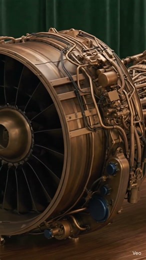 Inside a Jet Engine – The Incredible Power Behind Modern Flight ✈️ #3danimation #engineanimation