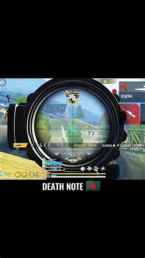 This PX4-DEATH NOTE Challenge Is Impossible #freefire #shorts #gaming