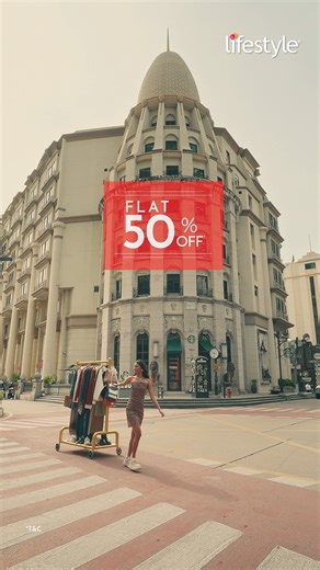 31K views · 10K reactions | Leave Nothing Behind - Lifestyle Sale just got BIGGER with Flat 50% Off* on all your favourite brands. Plus, get gift vouchers worth Rs.1000 on Rs.5000 or Rs.2000 on Rs.10000 worth of shopping. *T&C apply It’s the sale everyone has been talking about! Shop in-store or on our app. #Lifestyle #SaleOfTheSeason #Sale #EOSS #ShopNow | Lifestyle Stores | Facebook