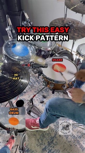 The Kick Pattern Every Drummer Gets Wrong #drums #tutorial
