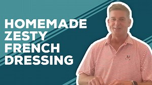 Jamie loves salads and he loves to make his own salad dressings too. Today, he's sharin' his Homemade Zesty Fresh Dressing recipe: https://www.pauladeen.com/recipe/homemade-zesty-french-dressing/ | Paula Deen