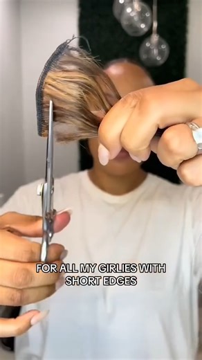 3.3K views · 33 reactions | For girls with short edges❤️ YAH OR NAY? Tag the source pls . Get what you need to know of wig and hair殺 . Stay tuned for more DM for wig link #linkinbio Bundles longest 32" click: https://bit.ly/3XCKLQ5 ------------------------------ Wig experts and hair factory owners懶 #wighack #fakeedges #babyhairtutorial l #atlantahairstylist #wigcustomization #weaveponytail #weaveremoval #protectivestyles #ponytailhack | Wig Tutorials | Facebook