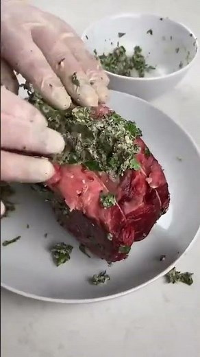https://littleferrarokitchen.com/herb-crusted-boneless-rib-roast/ Herb crusted boneless rib roast.