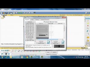 14 Install and configure Network Devices HUB, Switch and Routers cisco