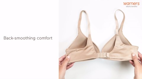 Back-Smoothing Comfort Wireless Lift Bra