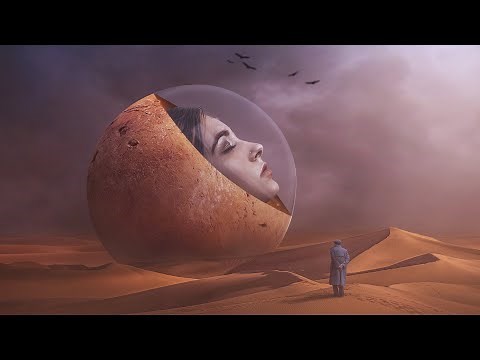 Surreal Spherical in Desert Photo Manipulation Photoshop Tutorial