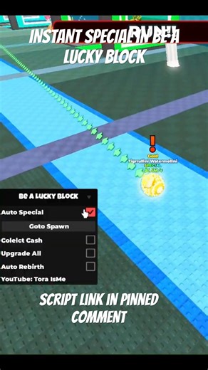 💸AUTO SPECIAL SCRIPT IN BE A LUCKY BLOCK #roblox #robloxscript #luckyblock #brainrot