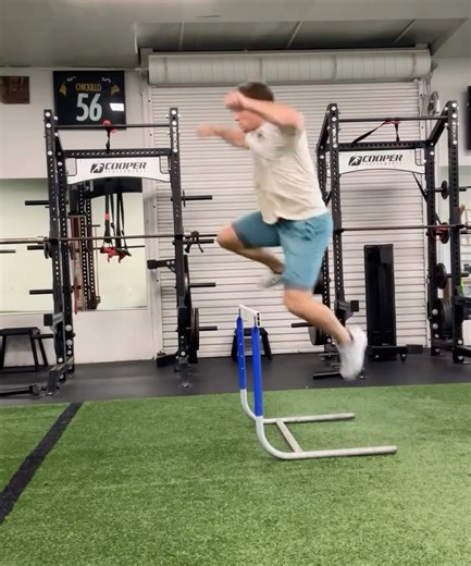 Andrew Marsh | Plyometrics/Jump Training Day! 1) Single Response Hurdle Jump (x10) 2) SR Double to Single leg Hurdle Jump (x5 each way) 3) SR SL Hurdle... | Instagram