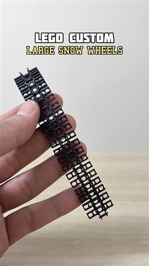 LEGO Custom Large Snow Wheels #lego #legotechnic #legotricks #legofan #technic