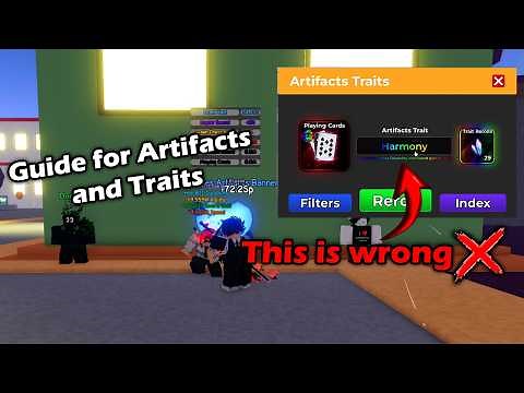 Guide for Artifacts and Traits in Anime Fighting Simulator Endless | Roblox