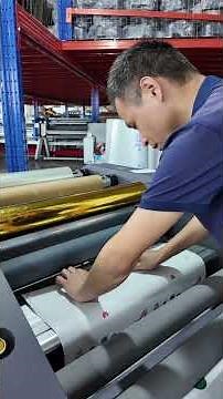 DMAIS Laminator-How to operate the hot stamping machine