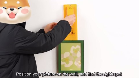 Instaframe Easy Picture Hanging Tool with Level, Goodsnova Picture Hanging Tool for Hang and Level in Seconds, Picture Hanger Tool Kit for Wall Photo/ Gallery Painting/ Mirror (Plastic)