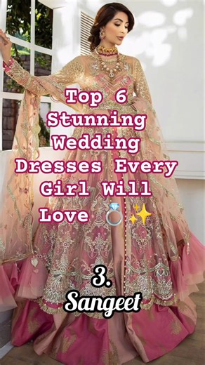 Top 6 Wedding Dresses for Girls | Latest Bridal Outfit Ideas 2026#ytshorts