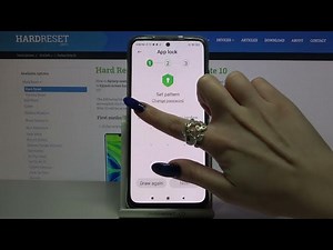How to Lock Apps With Password on XIAOMI Redmi Note 10 Protect Apps
