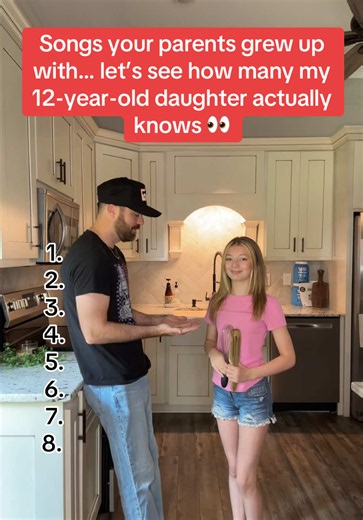 I always tell my kids the music we grew up with wasn’t that long ago… then I realized some of these songs came out before I was born 😂 Let’s see how many she knows. #80smusic #nostalgia #musicchallenge #dadanddaughter #80s