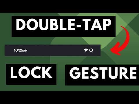 Google Pixel Tip - How to Double Tap the Status Bar to Sleep and Lock the Device?