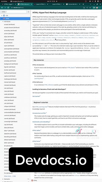 Aprende HTML desde cero de manera gratuita con herramientas online. A través de este tutorial en video, te guiaremos para que sepas donde puedes encontrar informacion y cursos de HTML GRATUITOS. Descubre cómo darle estructura y formato a una web con etiquetas HTML y cómo utilizar elementos básicos como encabezados, párrafos, imágenes y enlaces. ¡Empieza a crear tu propio sitio web hoy mismo! #aprenderhtml #html #html5 #comoaprenderhtml #htmlgratis #html2023 #development #code #codes