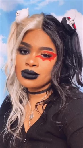 Monokuma Makeup Tutorial for Despair Cosplay