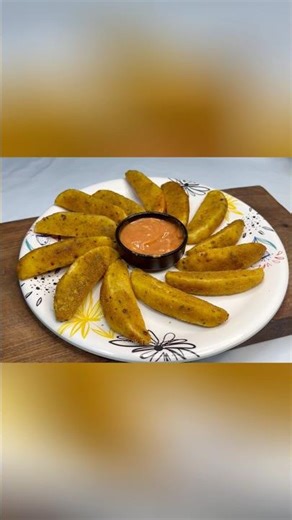 Crispy Potato wedges || very simple & testy ll #asmr #shorts #cooking