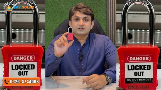 Why is LOTOTO Lock so Important in Safety? 🤔 In this video, we explain: ✅ What LOTOTO (Lock Out Tag Out Test Out) ✅ Why it must be used in industries ✅ How it ensures worker safety & prevents accidents Workplace safety starts with awareness! 🚧 Watch this video to understand the power of LOTOTO in protecting lives and equipment. For More Detail: 📞 Contact Us: 0323-4744006 🌐 Visit: skysolar.fazalengineering.com #LOTOTO #LockoutTagout #WorkplaceSafety #IndustrialSafety #SafetyFirst #ElectricalS